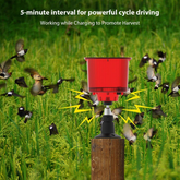 Solar-Powered Flashing Light Animal Repeller – Bird & Wildlife Deterrent